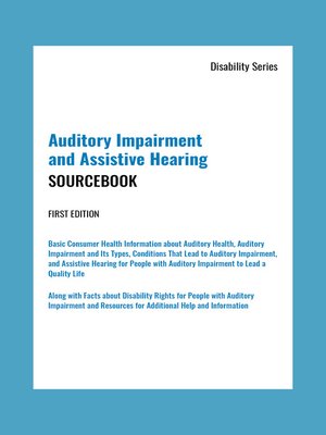 cover image of Auditory Impairment and Assistive Hearing